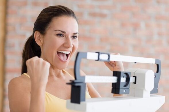 The achieved result of weight loss is fixed when you control the diet